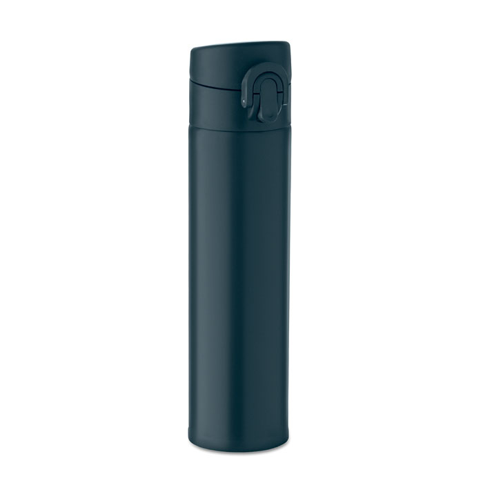 Bouteille inox recyclé 300 ml isotherme à personnaliser Bots Bleu marine